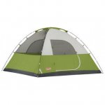 Coleman Sundome 4-Person Dome Camping Tent, 1 Room, Green