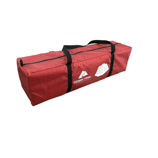 Ozark Trail 13' x 11' x 84" Screen House Tent with Two Large Entrances, Red, 16.7 lbs.